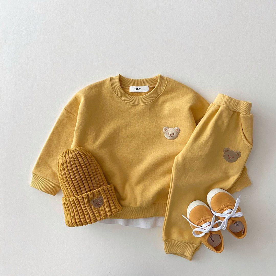 Fashion Toddler Baby Boys Girl Fall Clothes Sets Baby Girl Clothing Set Kids Sports Bear Sweatshirt Pants 2Pcs Suits Fashion Toddler Baby Boys Girl Fall Clothes Sets Baby Girl Clothing Set Kids Sports Bear Sweatshirt Pants 2Pcs Suits