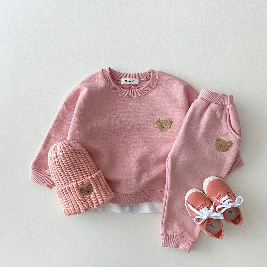 Fashion Toddler Baby Boys Girl Fall Clothes Sets Baby Girl Clothing Set Kids Sports Bear Sweatshirt Pants 2Pcs Suits Fashion Toddler Baby Boys Girl Fall Clothes Sets Baby Girl Clothing Set Kids Sports Bear Sweatshirt Pants 2Pcs Suits