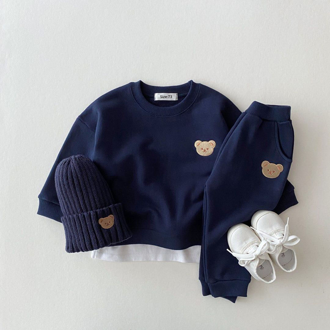 Fashion Toddler Baby Boys Girl Fall Clothes Sets Baby Girl Clothing Set Kids Sports Bear Sweatshirt Pants 2Pcs Suits Fashion Toddler Baby Boys Girl Fall Clothes Sets Baby Girl Clothing Set Kids Sports Bear Sweatshirt Pants 2Pcs Suits