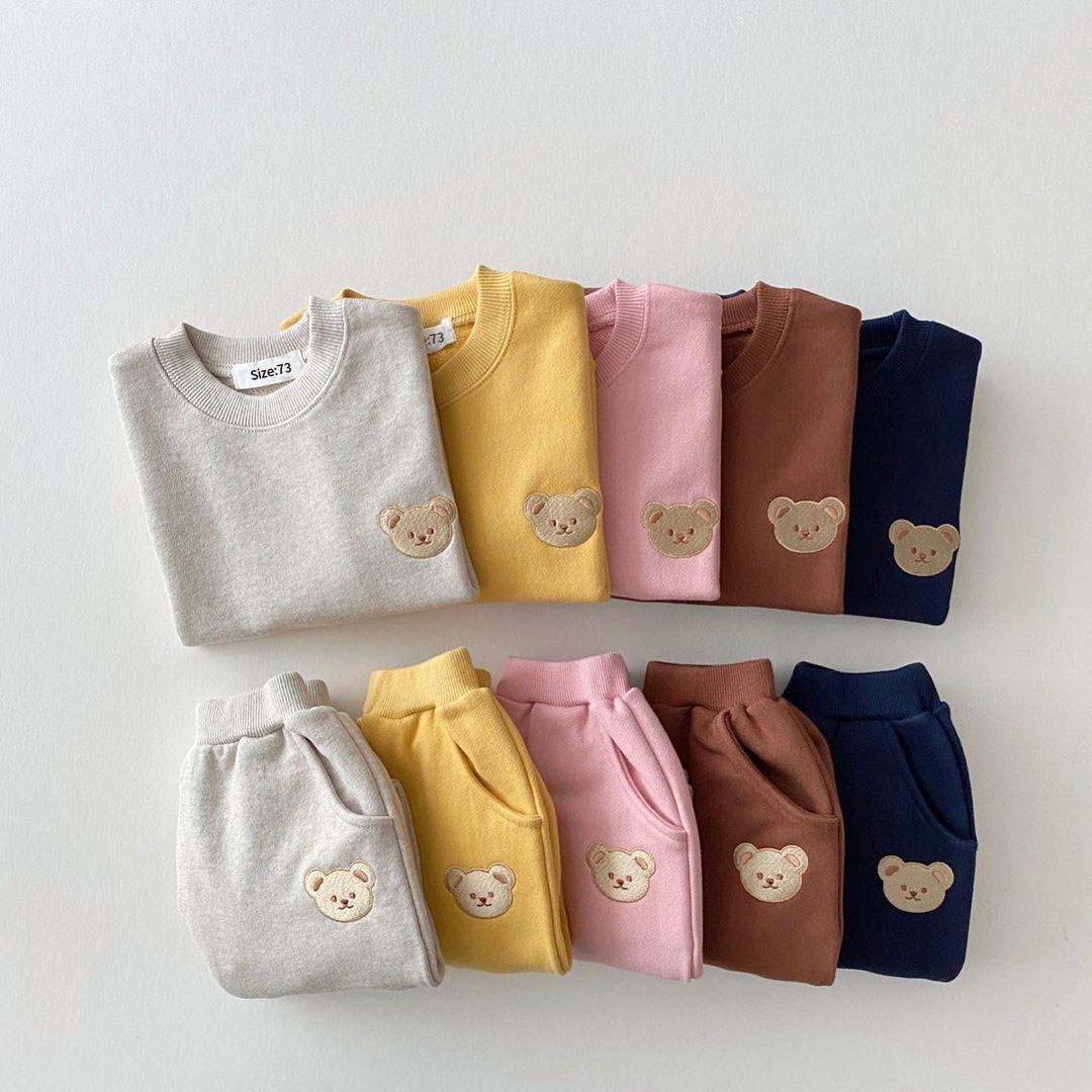 Fashion Toddler Baby Boys Girl Fall Clothes Sets Baby Girl Clothing Set Kids Sports Bear Sweatshirt Pants 2Pcs Suits Fashion Toddler Baby Boys Girl Fall Clothes Sets Baby Girl Clothing Set Kids Sports Bear Sweatshirt Pants 2Pcs Suits