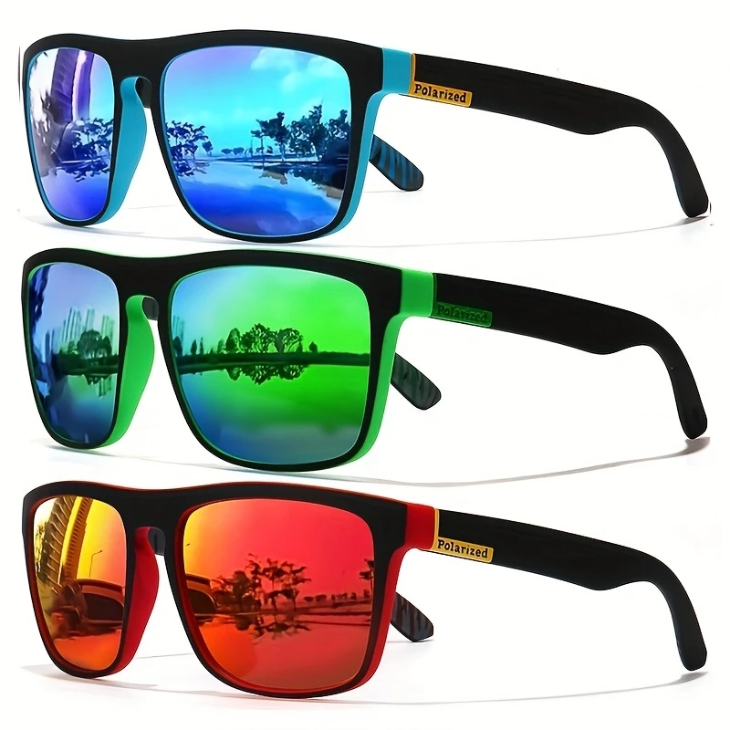 Fashion Vintage Square Polarized Sunglasses Men Women Driving Fishing Luxury Brand Designer Sun Glasses Driver's Fashion Vintage Square Polarized Sunglasses Men Women Driving Fishing Luxury Brand Designer Sun Glasses Driver's