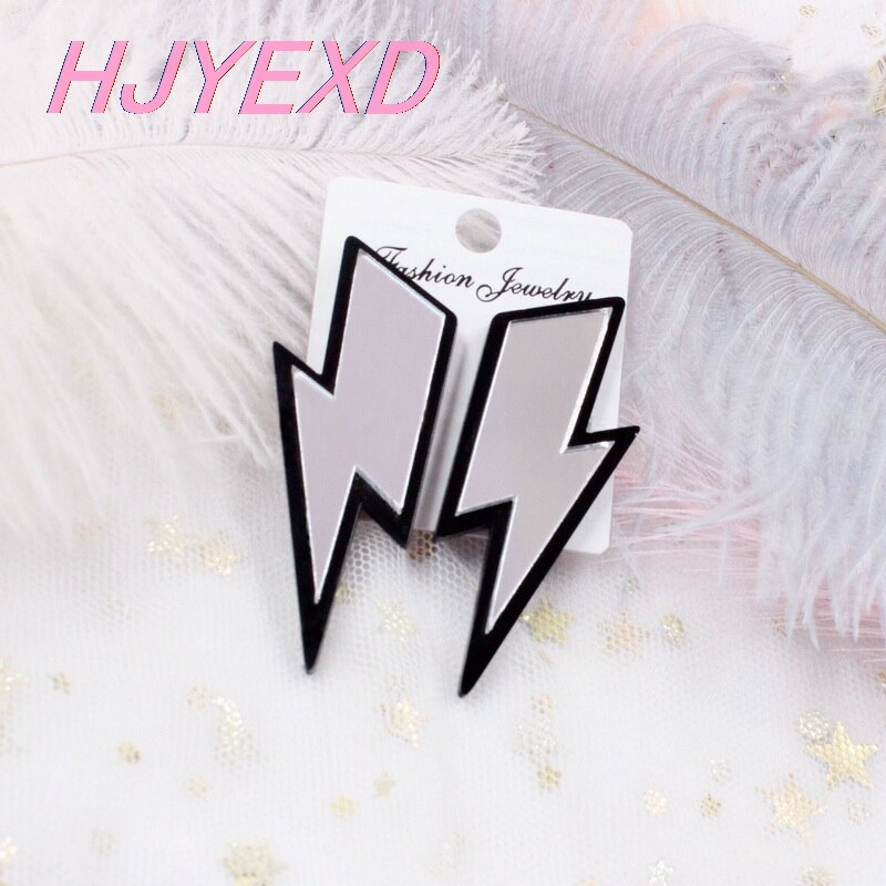 Fashionable Acrylic Lightning Bolt Earrings Fashionable Acrylic Lightning Bolt Earrings