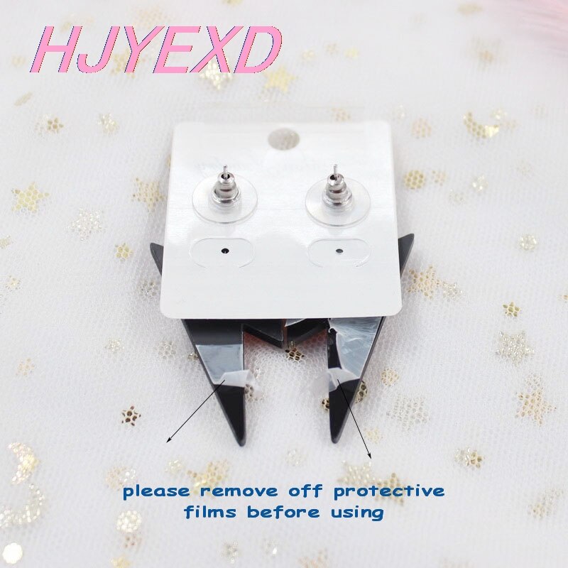 Fashionable Acrylic Lightning Bolt Earrings Fashionable Acrylic Lightning Bolt Earrings