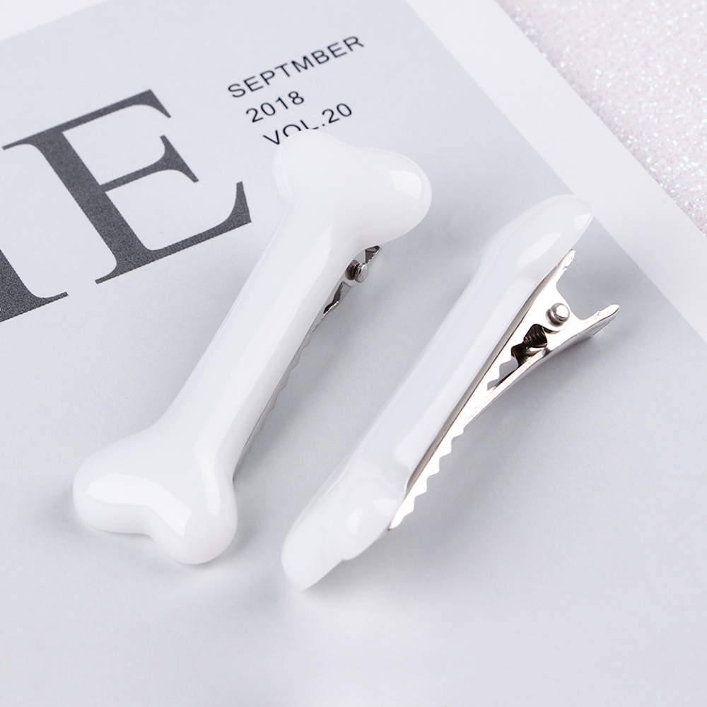 Fashionable Bone Hair Clips (2Pcs)