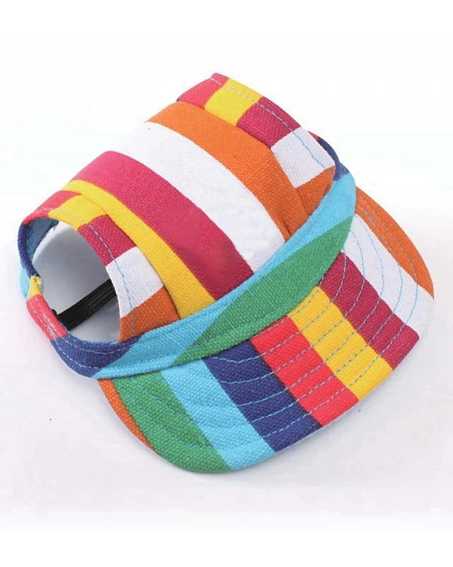 Fashionable Canvas Dog Hat with Ear Holes