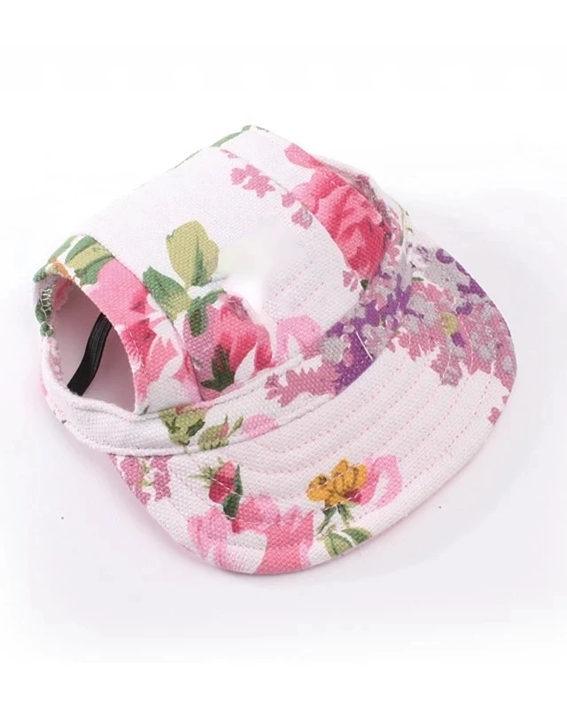 Fashionable Canvas Dog Hat with Ear Holes