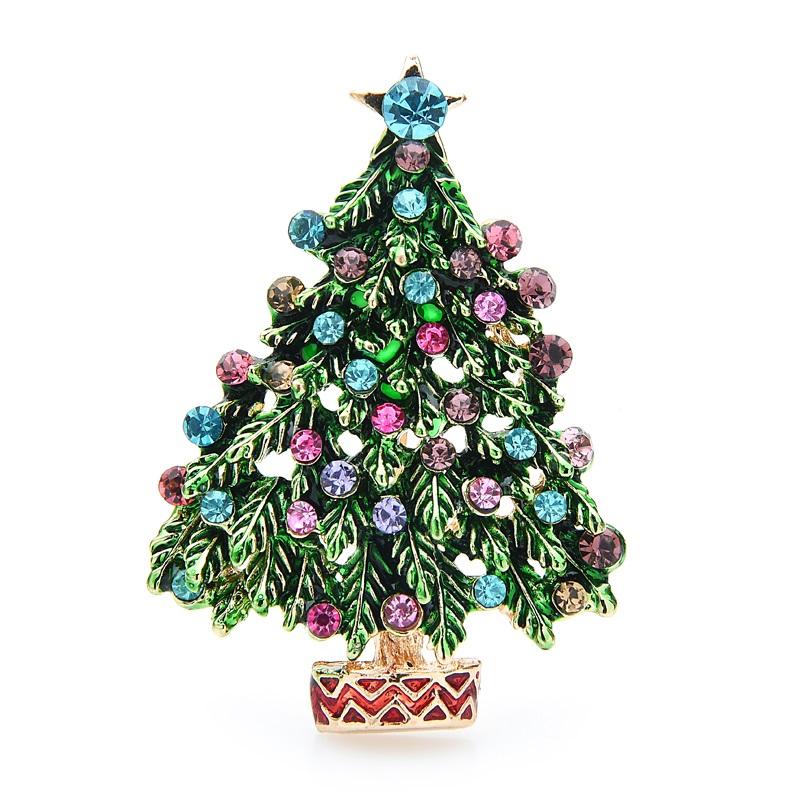 Fashionable Christmas Tree Brooch Fashionable Christmas Tree Brooch