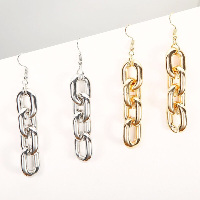 Fashionable Dangle Link Chain Earrings Fashionable Dangle Link Chain Earrings