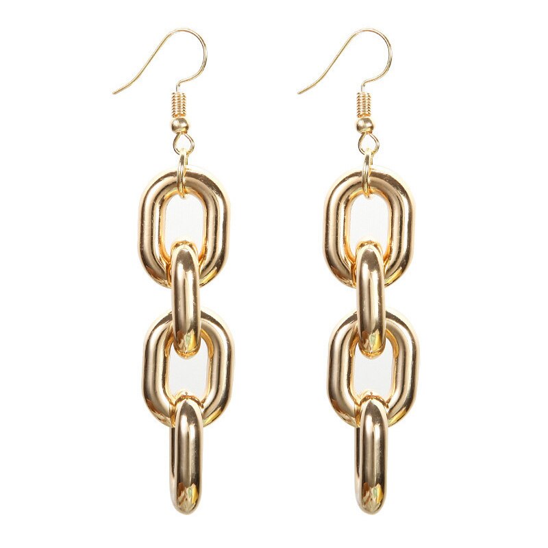 Fashionable Dangle Link Chain Earrings Fashionable Dangle Link Chain Earrings