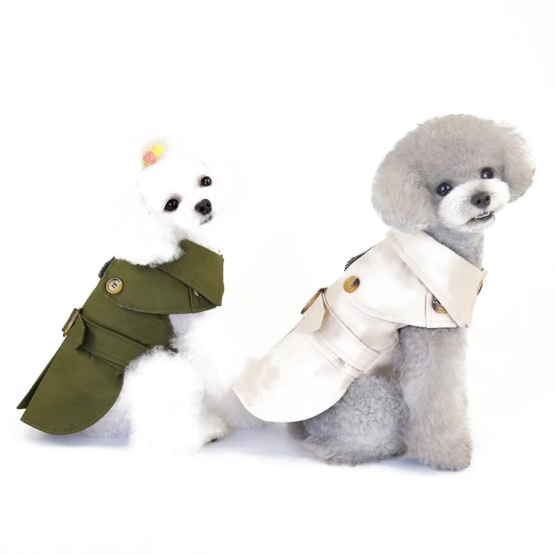 Fashionable Dog Trench Coat Fashionable Dog Trench Coat