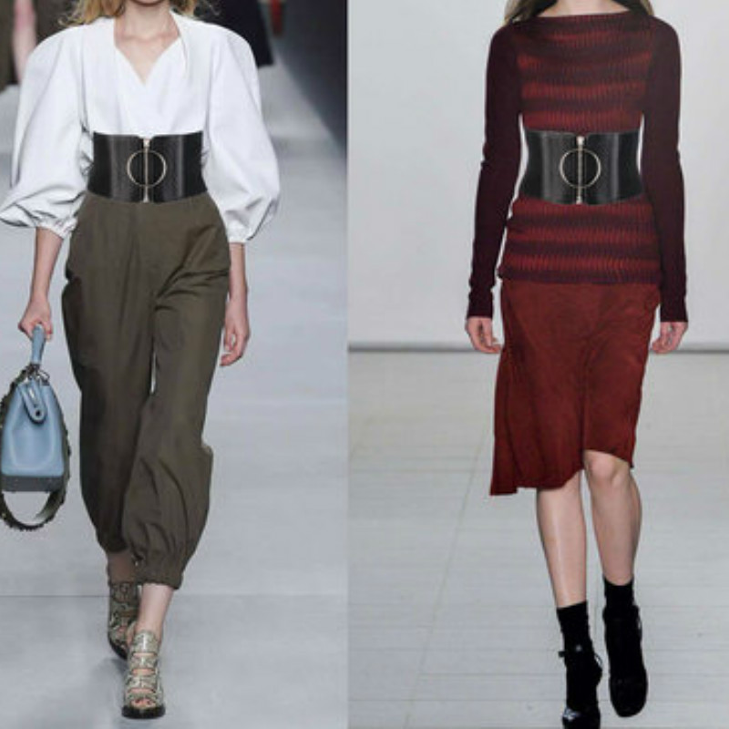 Fashionable Elastic Wide Belt for Women
