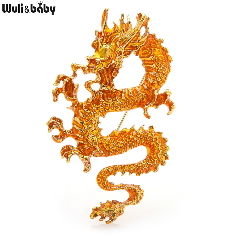 Fashionable Flying Dragon Brooch