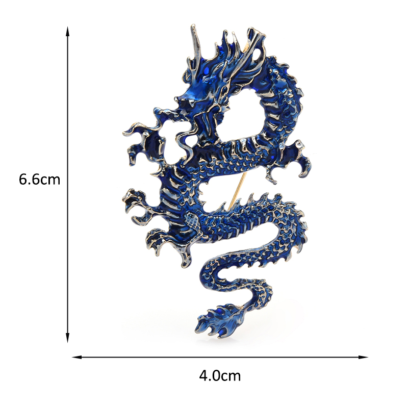 Fashionable Flying Dragon Brooch