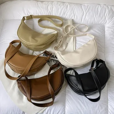 Fashionable Half Moon Shoulder Bag