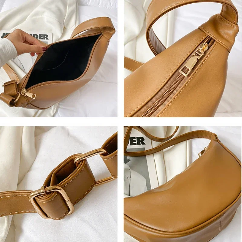 Fashionable Half Moon Shoulder Bag