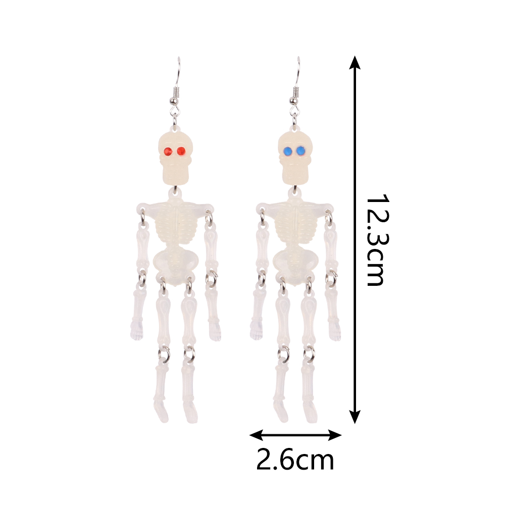 Fashionable Halloween Skeleton Drop Earrings Fashionable Halloween Skeleton Drop Earrings