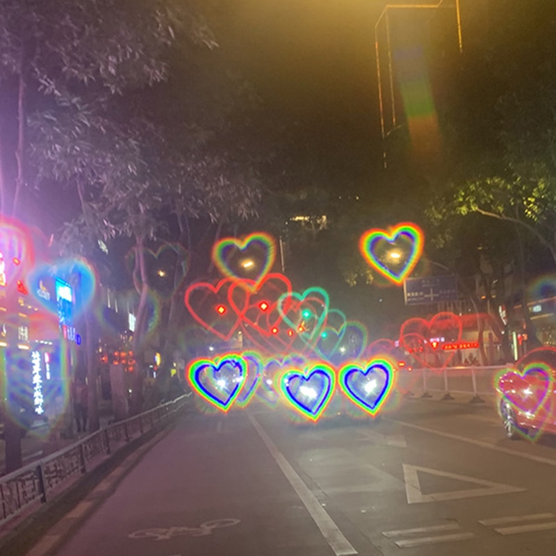Fashionable Heart Diffraction Glasses Fashionable Heart Diffraction Glasses