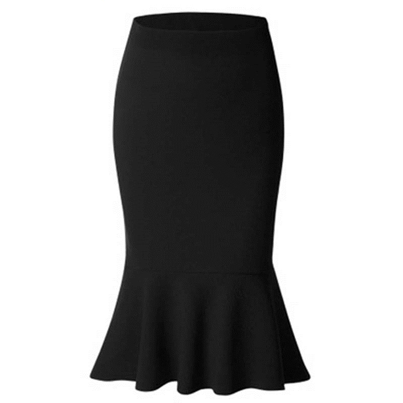 Fashionable High Waist Mermaid Skirt