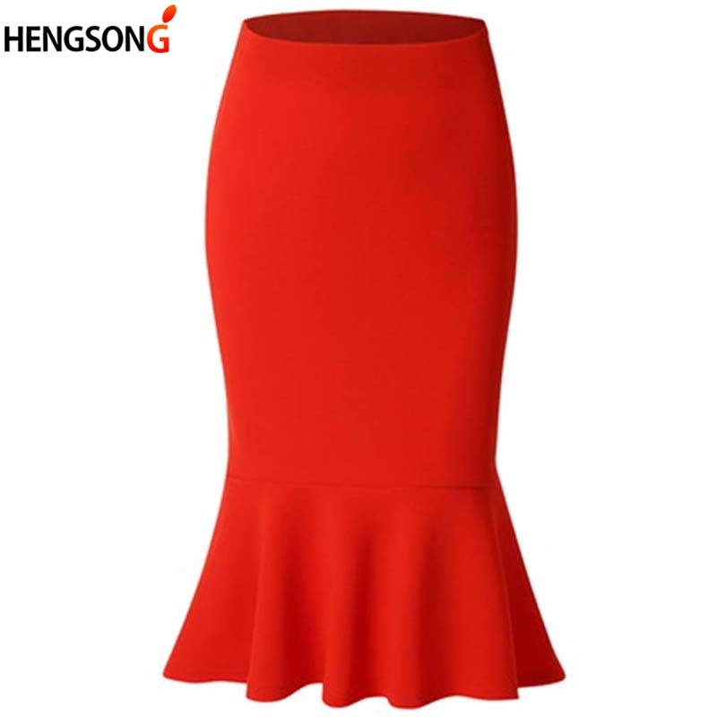 Fashionable High Waist Mermaid Skirt