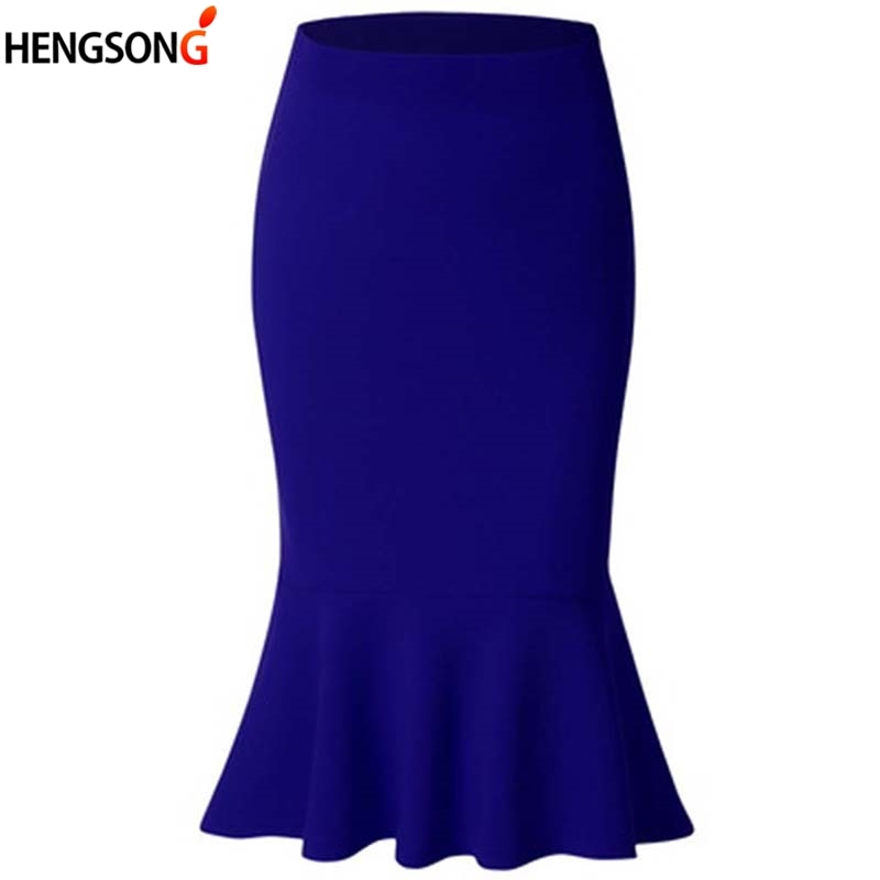 Fashionable High Waist Mermaid Skirt