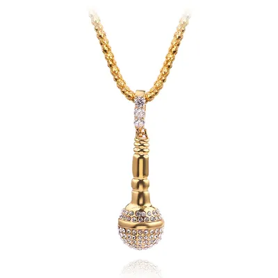 Fashionable Hip Hop Microphone Necklace Fashionable Hip Hop Microphone Necklace