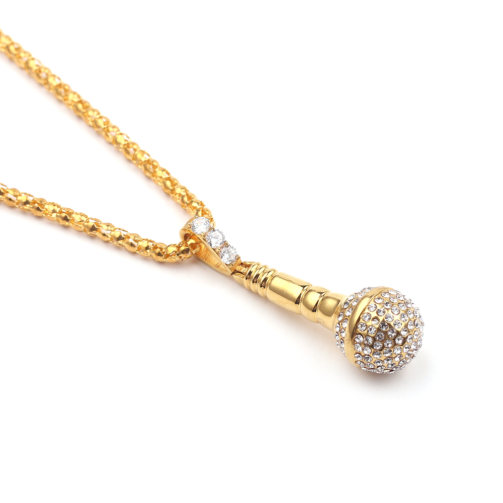 Fashionable Hip Hop Microphone Necklace Fashionable Hip Hop Microphone Necklace