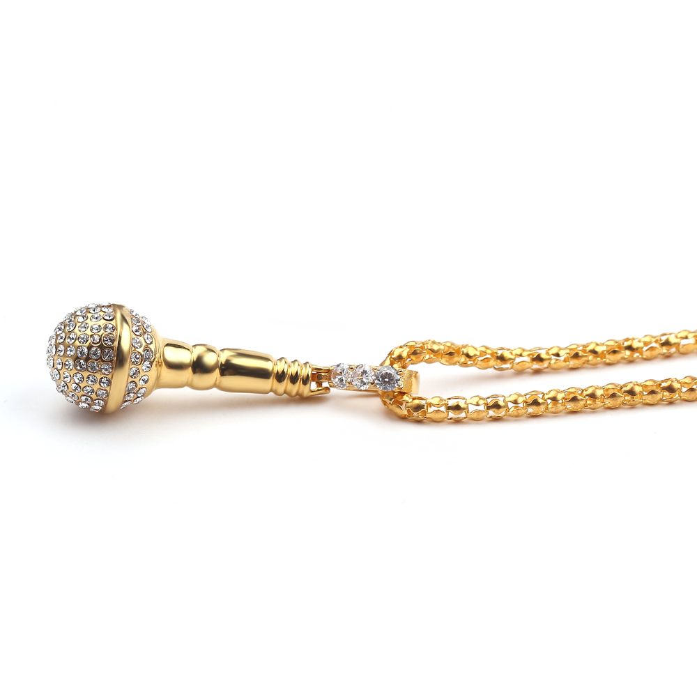 Fashionable Hip Hop Microphone Necklace Fashionable Hip Hop Microphone Necklace