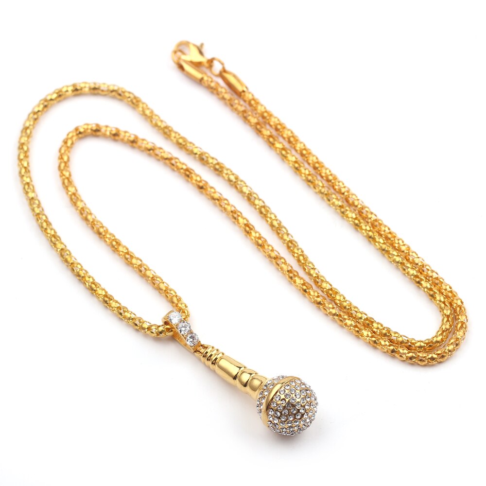 Fashionable Hip Hop Microphone Necklace Fashionable Hip Hop Microphone Necklace