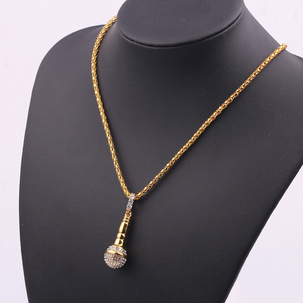 Fashionable Hip Hop Microphone Necklace Fashionable Hip Hop Microphone Necklace