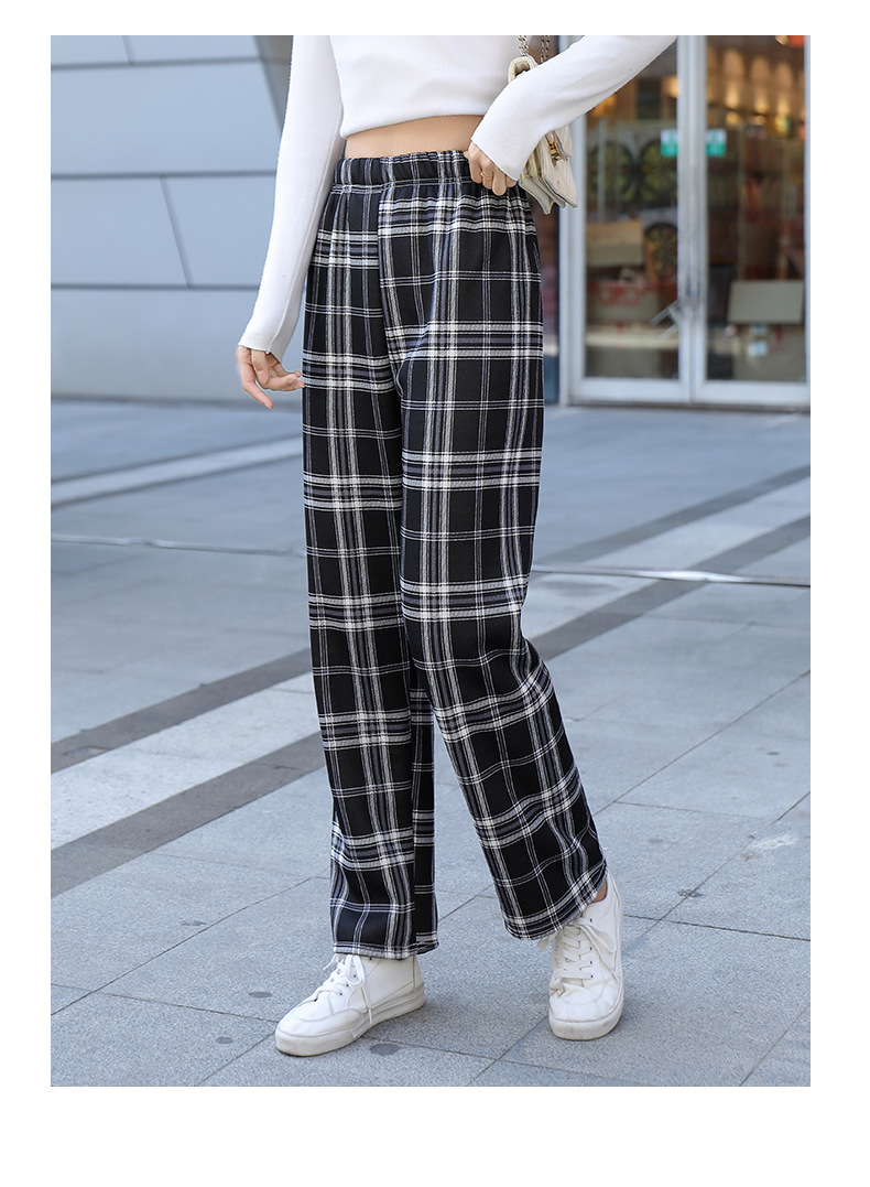 Fashionable Ladies Plaid Pants Fashionable Ladies Plaid Pants
