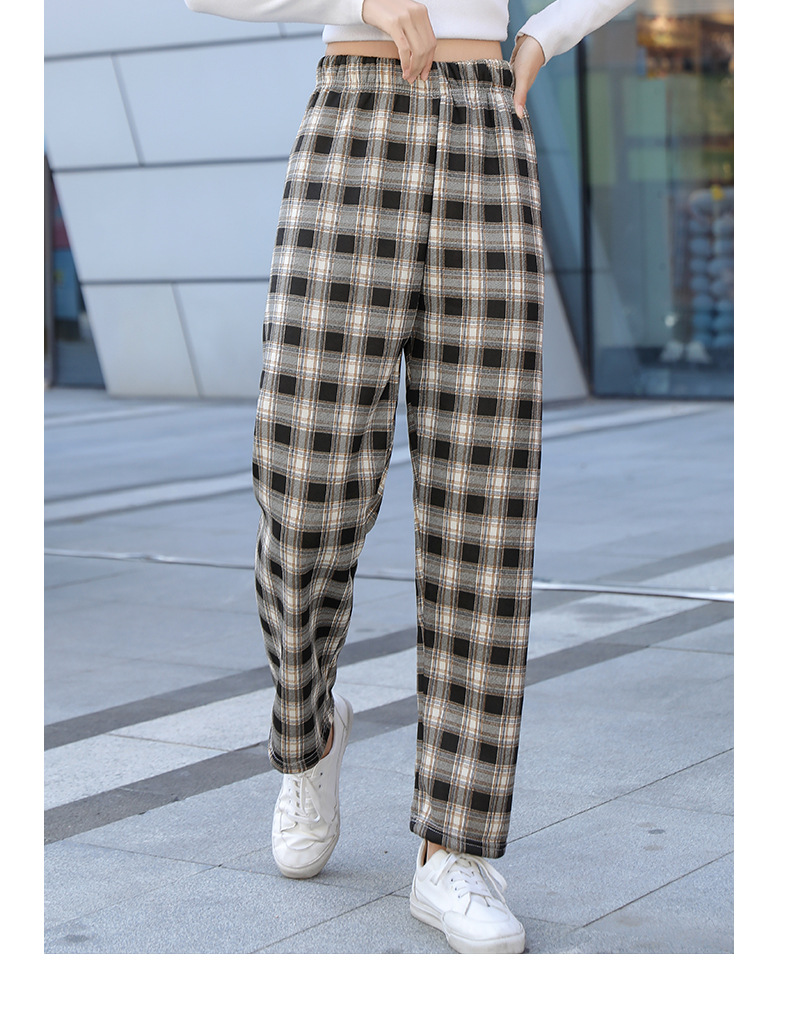 Fashionable Ladies Plaid Pants Fashionable Ladies Plaid Pants