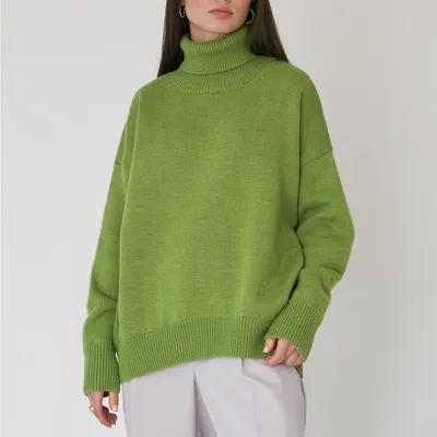 Fashionable Ladies Turtleneck Sweater