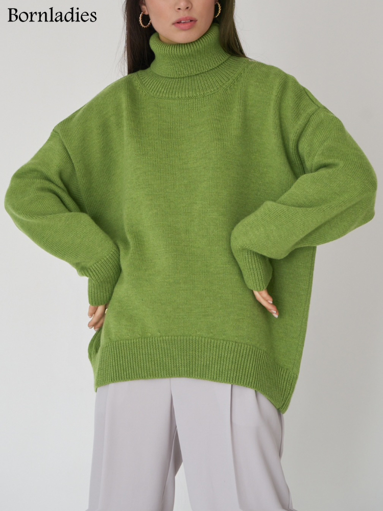 Fashionable Ladies Turtleneck Sweater