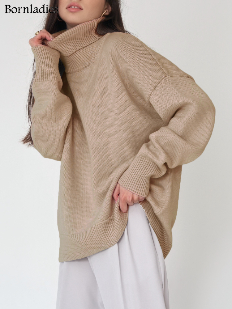 Fashionable Ladies Turtleneck Sweater