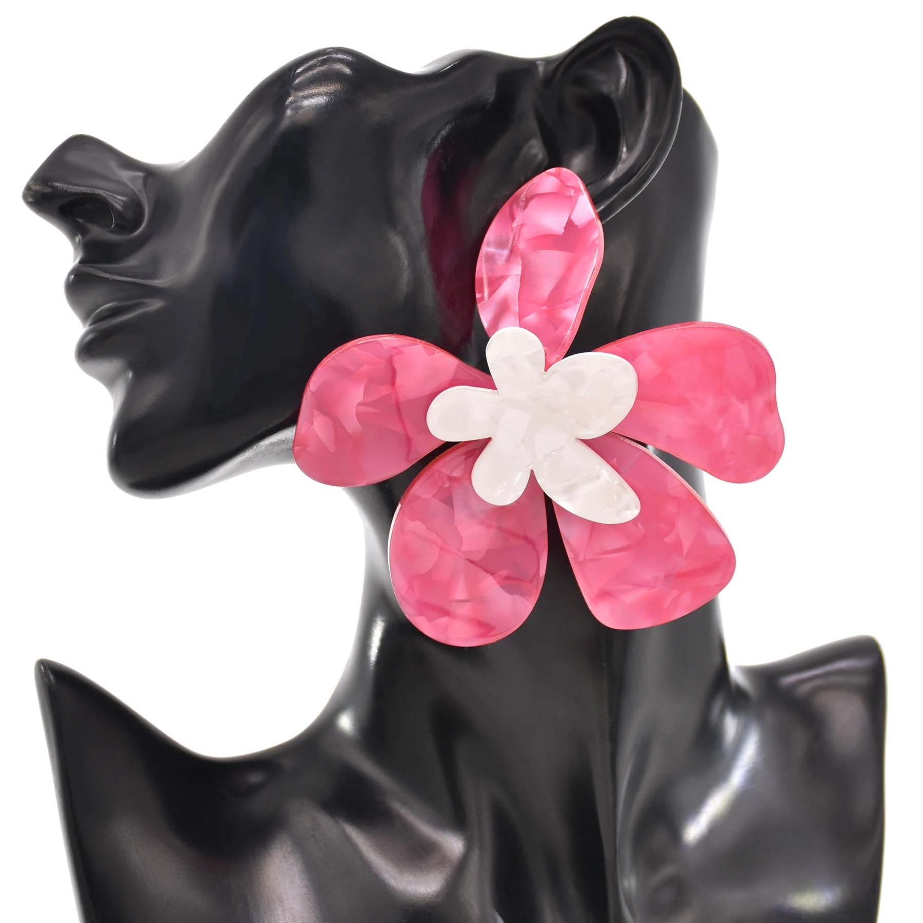 Fashionable Large Flower Earrings Fashionable Large Flower Earrings