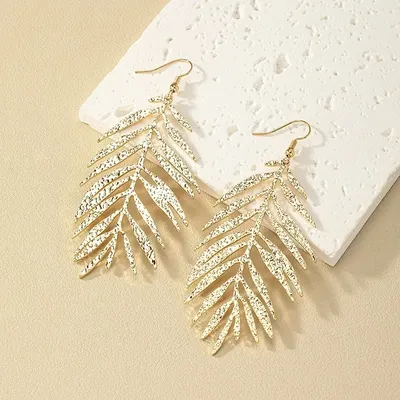 Fashionable Leaf Drop Earrings Fashionable Leaf Drop Earrings