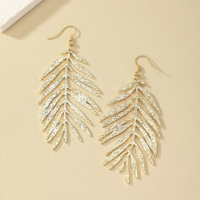 Fashionable Leaf Drop Earrings Fashionable Leaf Drop Earrings