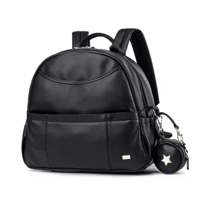 Fashionable Leather Diaper Bag