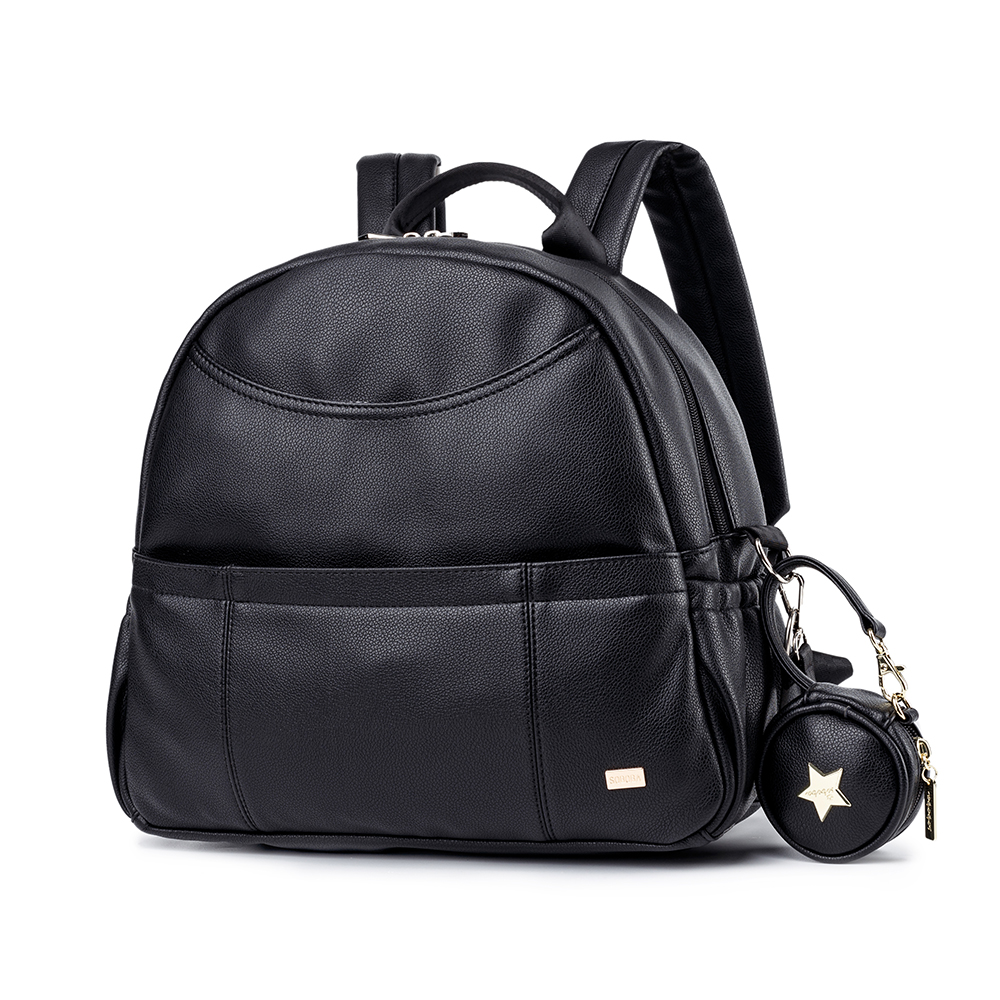 Fashionable Leather Diaper Bag