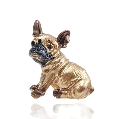 Fashionable Metal Dog Brooch