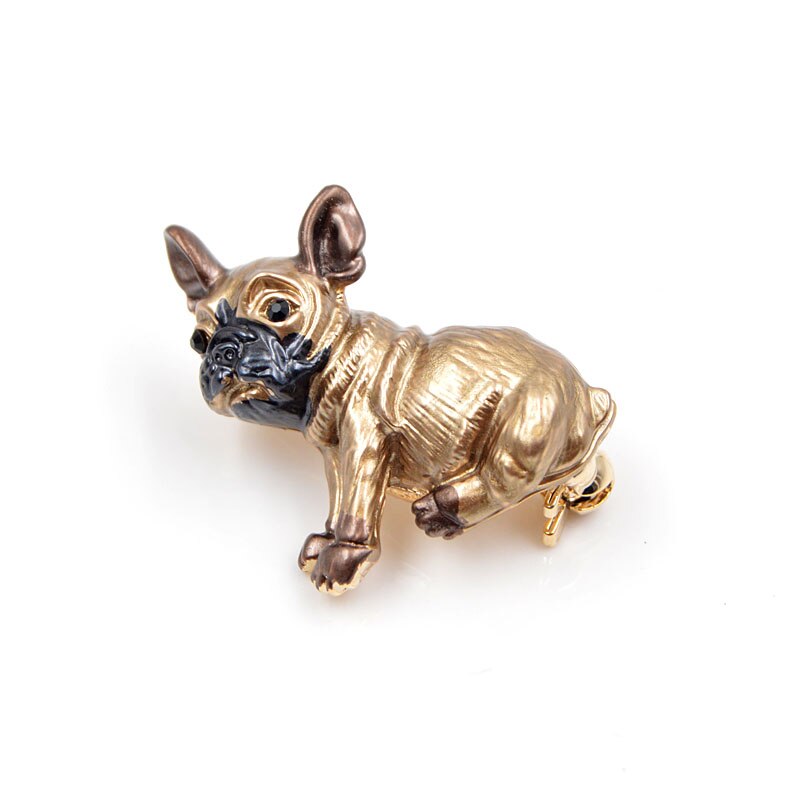 Fashionable Metal Dog Brooch