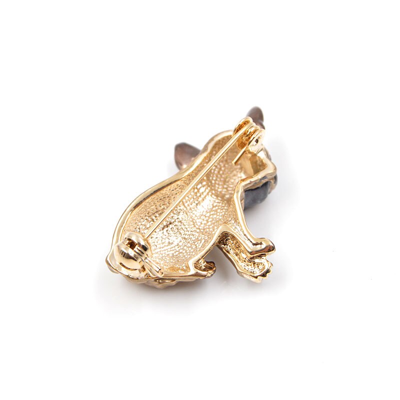 Fashionable Metal Dog Brooch
