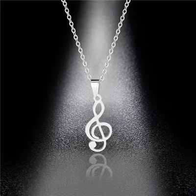 Fashionable Musical Note Necklace
