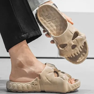 Fashionable Non Slip Skull Slippers Fashionable Non Slip Skull Slippers