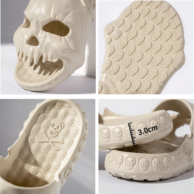 Fashionable Non Slip Skull Slippers Fashionable Non Slip Skull Slippers