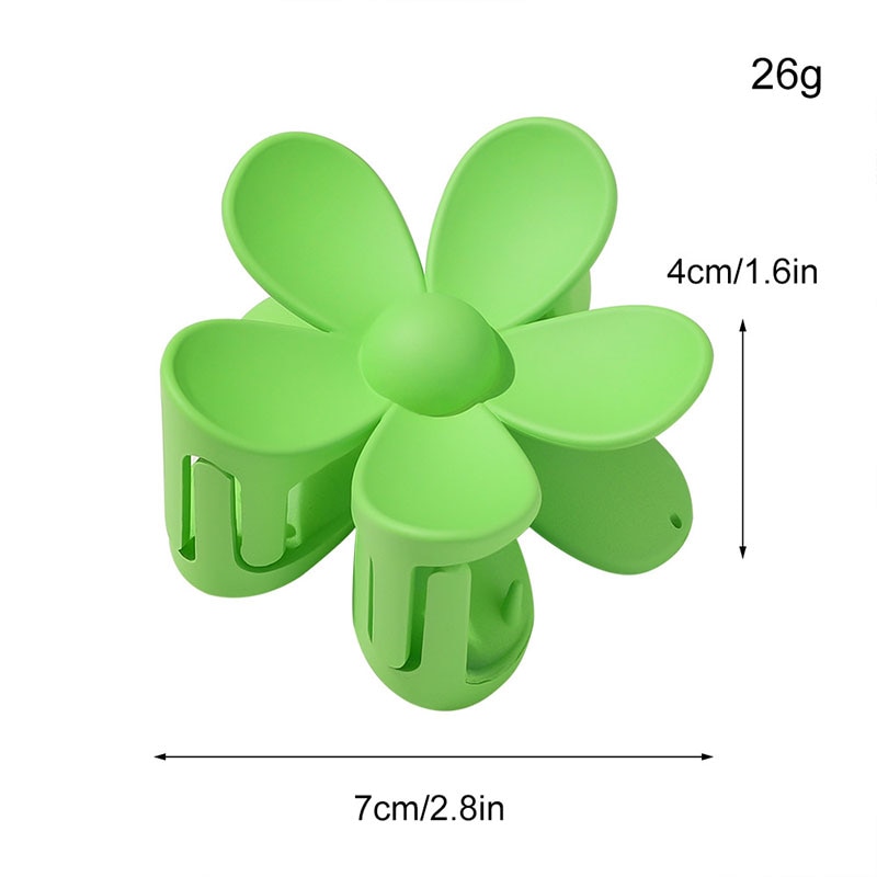 Fashionable Plastic Flower Hair Claw