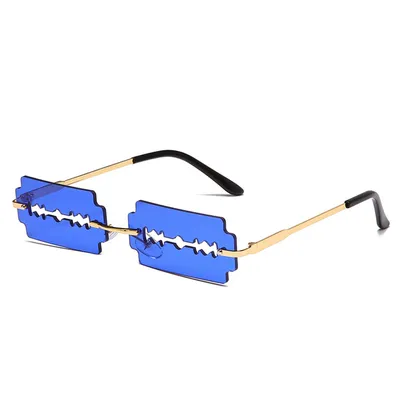 Fashionable Razor Blade Sunglasses