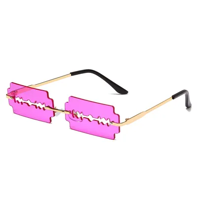 Fashionable Razor Blade Sunglasses
