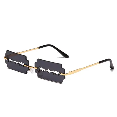 Fashionable Razor Blade Sunglasses