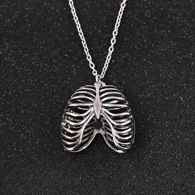 Fashionable Rib Cage Necklace